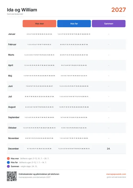 Liste over datoer