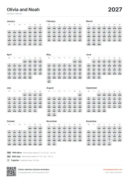 Year – black & white